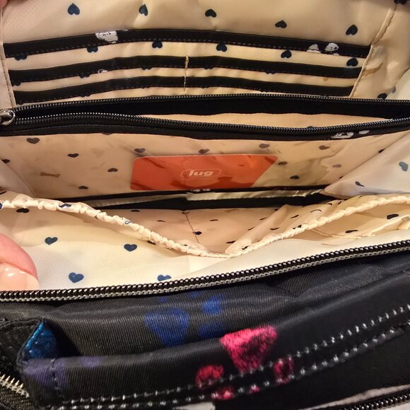 Lug Scoop NEW Black SE Crossbody Bag Paws Black NWOT 1764-A Dog Cat Puppy Kitty - Picture 7 of 16